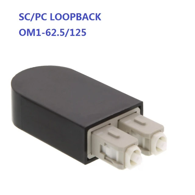Módulo de loopback de fibra Duplex SC/PC OM1 62,5/125