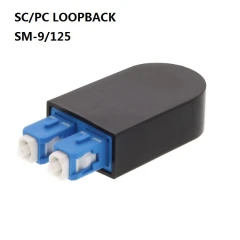 SC/PC single mode fiber optic loopback module