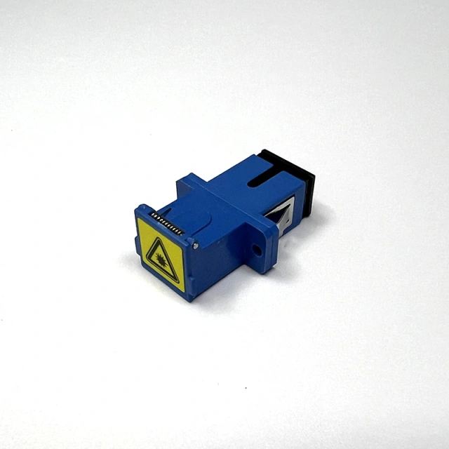 SC/UPC fiber optic adapter auto shutter dust cap