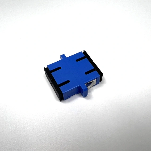 SC UPC duplex bulkhead fiber optic adapter