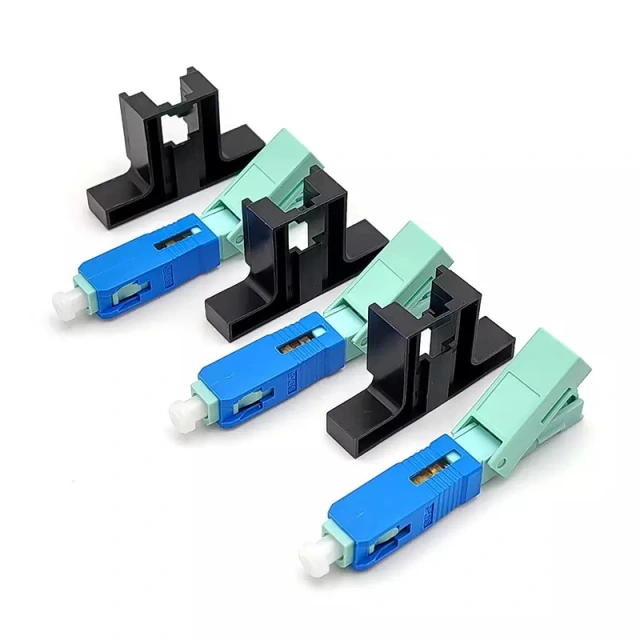 SC UPC fast field fiber optic drop cable connector