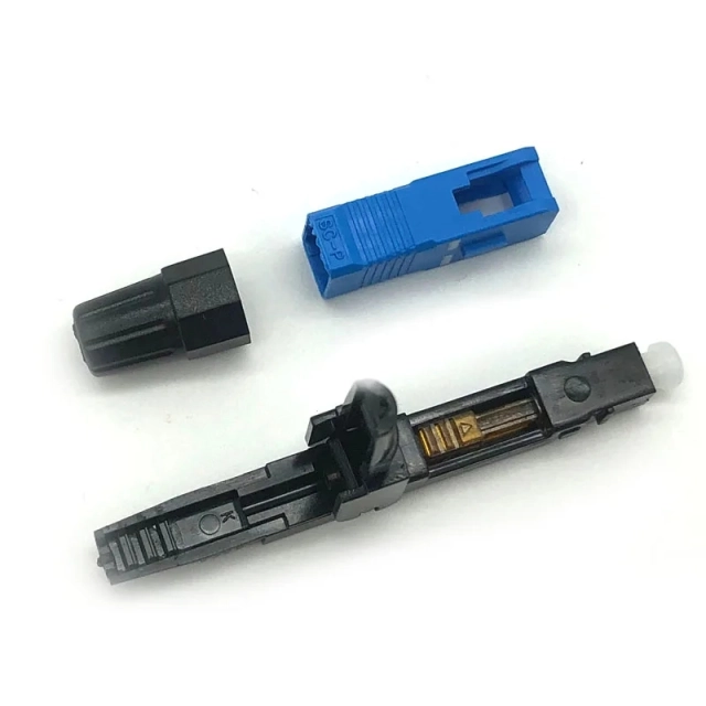 SC UPC optical fiber fast connector 2x3mm drop cable