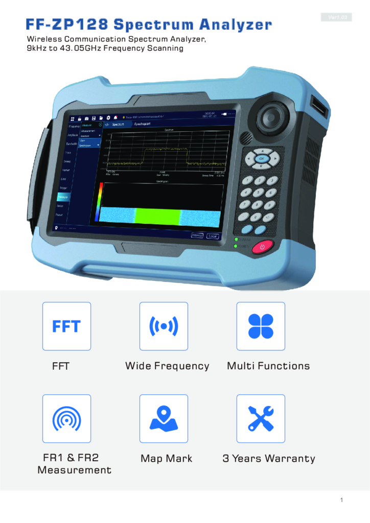 Wireless Communication Spectrum Analyzer 9kHz to 43.05GHz