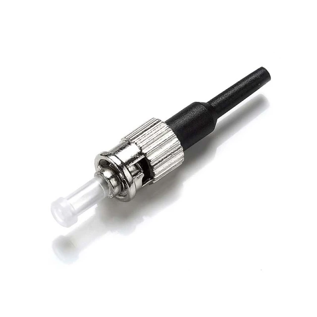 Conector de fibra epóxi ST/UPC com capa de 0,9 mm